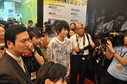 2011台灣國際文創博覽會豋場  國片遊戲挑戰你的感官極限